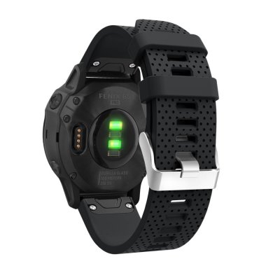 Silikonarmband Garmin Fenix 8 43mm Svart