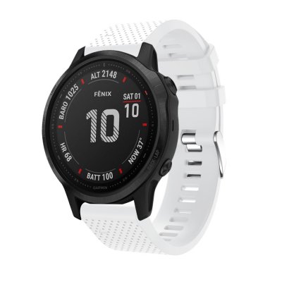 Silikonarmband Garmin Fenix 8 43mm Vit