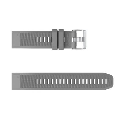 löst grått silikonarmband Garmin Fenix 8 47mm – övre och undre del