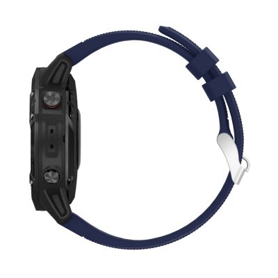 Garmin Fenix 8 Pro 47mm – sidovy med sportigt blått silikonarmband