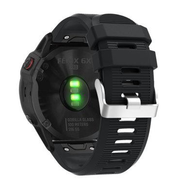 Köp Silikonarmband Garmin Fenix 8 Pro 51mm Svart Online