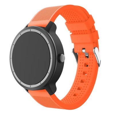 Silikonarmband Garmin Vivoactive 3 orange – klocka framifrån med armband