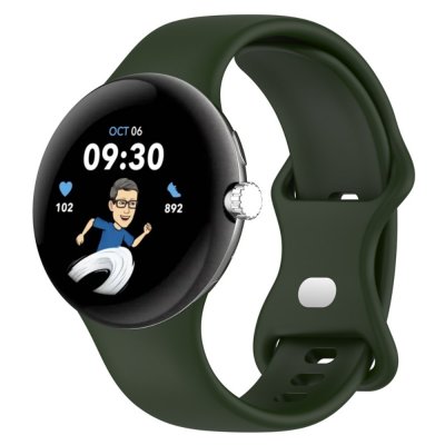 Silikonarmband Google Pixel Watch 3 41mm Grön