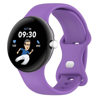 Silikonarmband Google Pixel Watch 3 41mm Lila