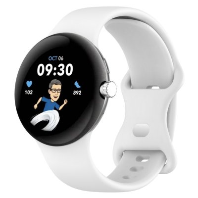 Silikonarmband Google Pixel Watch 4 41mm Vit
