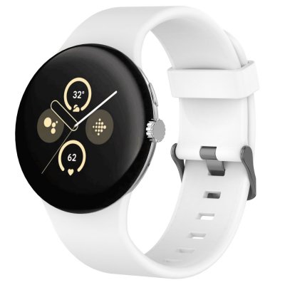 Silikonarmband Google Pixel Watch 3 XL 45mm Vit
