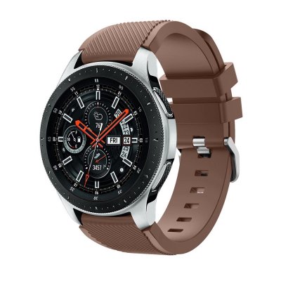 Silikonarmband Samsung Galaxy Watch 46mm Brun - Techhuset.se