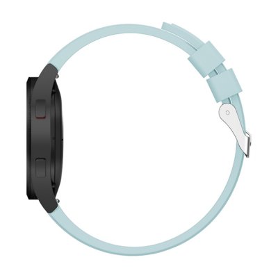 Full Fit Silikonarmband Samsung Galaxy Watch FE Ljusblå