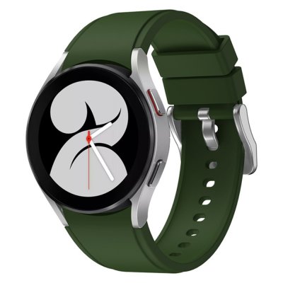 Full Fit Silikonarmband Samsung Galaxy Watch 7 44mm Grön