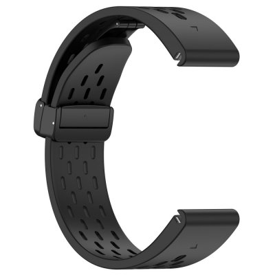 Silikonarmband Sport Garmin Fenix 7X Pro Svart