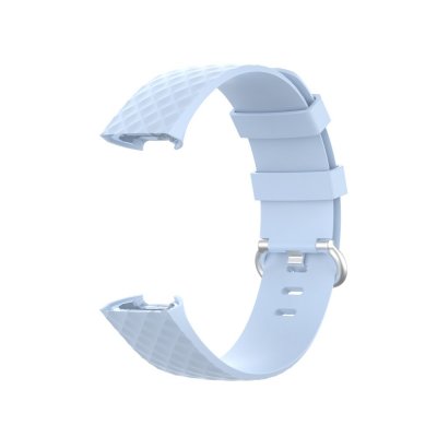 Techhuset Silikonarmband Till Fitbit Charge 3/4 Ljusblå Bild 3