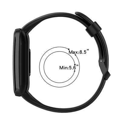 Silikonarmband Xiaomi Mi Band 7 Pro Svart - Techhuset.se