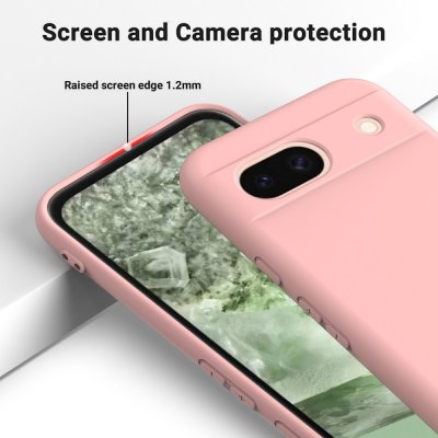 Silikonskal Google Pixel 8a Rosa