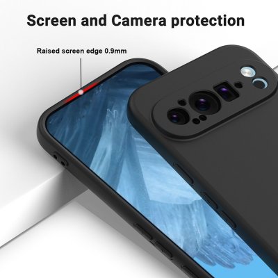 Silikonskal Google Pixel 9 Pro Svart
