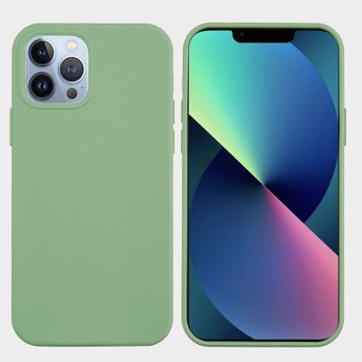 Köp Silikonskal iPhone 14 Pro Max Grön Online