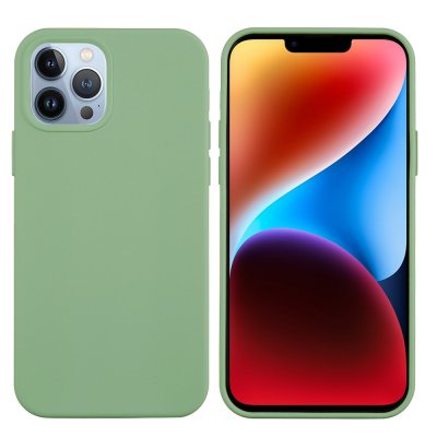 Köp Silikonskal iPhone 15 Pro Grön Online