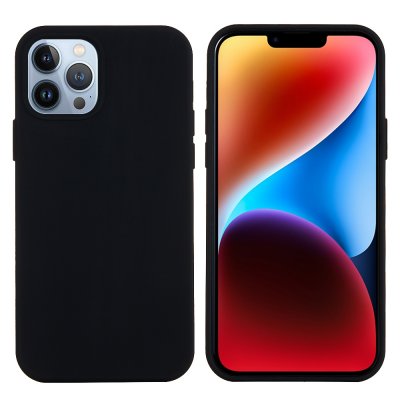 Köp Silikonskal iPhone 15 Pro Max Svart Online
