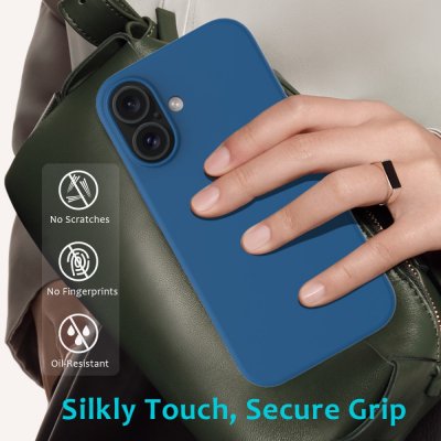 Silikonskal iPhone 16 Blå