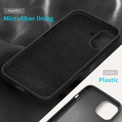 Silikonskal iPhone 16 Svart