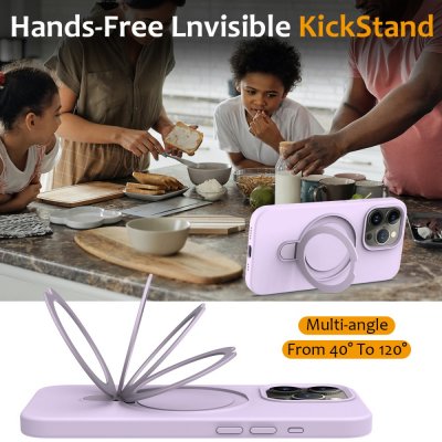 Kickstand MagSafe skal iPhone 16 Pro Lila