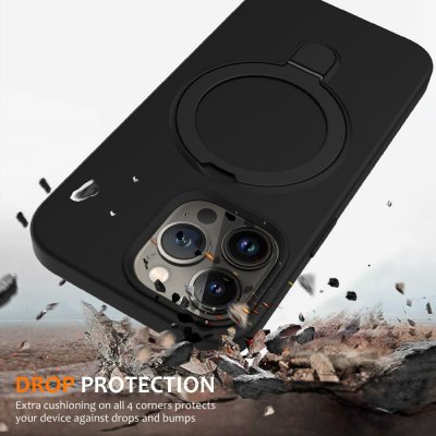 Kickstand MagSafe skal iPhone 16 Pro Svart