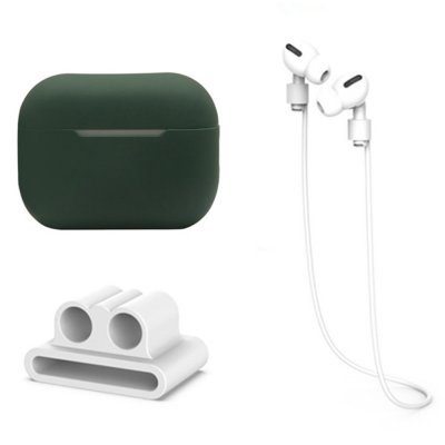 Köp Silikonskal Med Hörlursband & Hållare AirPods Pro 2 Grön Online