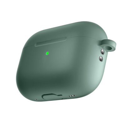 Köp Silikonskal Med Karbinhake Apple AirPods Pro 2 Grön Online