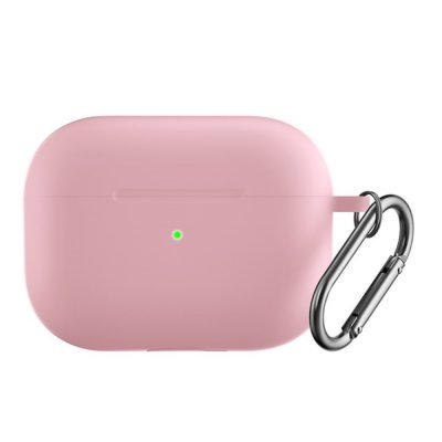 Köp Silikonskal Med Karbinhake Apple AirPods Pro 2 Rosa Online
