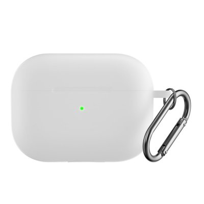 Köp Silikonskal Med Karbinhake Apple AirPods Pro 2 Vit Online