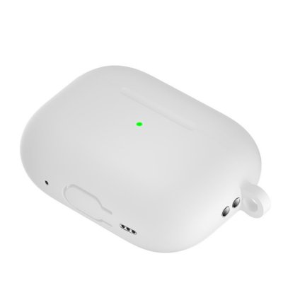 Köp Silikonskal Med Karbinhake Apple AirPods Pro 2 Vit Online