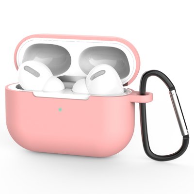 Köp Silikonskal Med Karbinhake Apple AirPods Pro Rosa Online