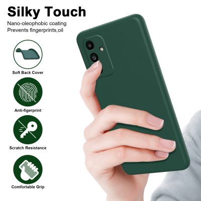 Köp Silikonskal Samsung Galaxy A15 Grön Online