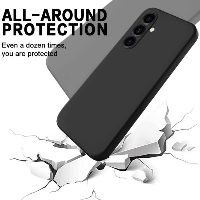 Silikonskal Samsung Galaxy S24 FE Svart