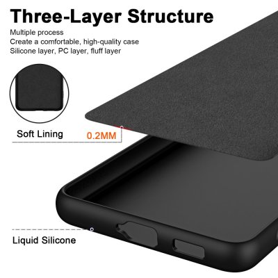 Köp Silikonskal Samsung Galaxy S24 Ultra Svart Online