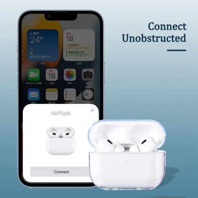 Köp Skal Apple AirPods Pro 2 TPU Transparent Online