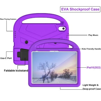Köp Skal EVA iPad 10.9 2022 (10th gen) Lila Online