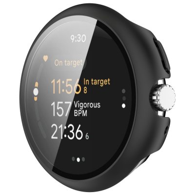 Skal Google Pixel Watch 3 41mm Hårdplast + Glas Svart