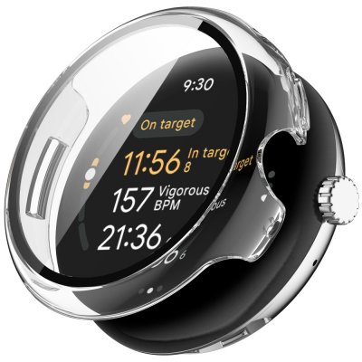 Skal Google Pixel Watch 3 41mm Hårdplast + Glas Transparent