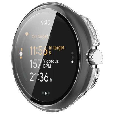 Skal Google Pixel Watch 3 XL 45mm Hårdplast + Glas Transparent
