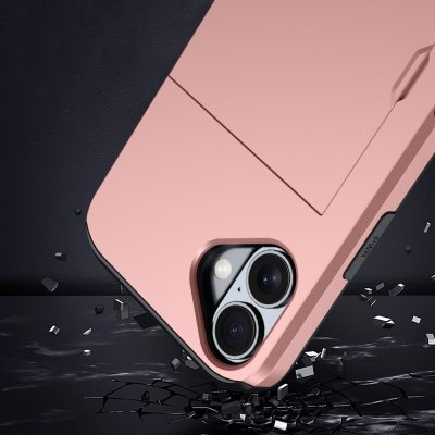 Skal Kortfack iPhone 16 Roséguld