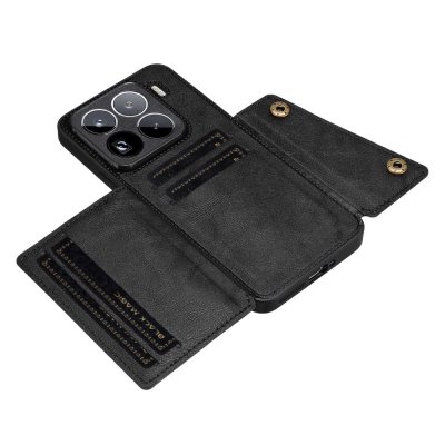 Skal Med Plånbok Xiaomi 15 Pro Svart