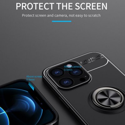 Köp Skal Med Ringhållare iPhone 14 Pro Svart Online