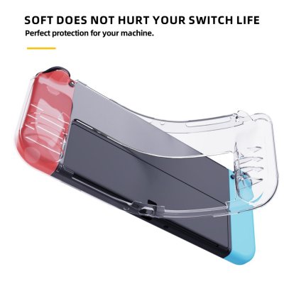 Skal Nintendo Switch OLED TPU Transparent