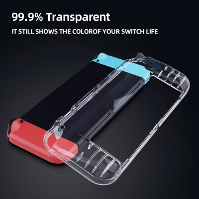 Skal Nintendo Switch OLED TPU Transparent