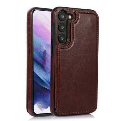 Köp Skal Plånbok Samsung Galaxy S23 Brun Online