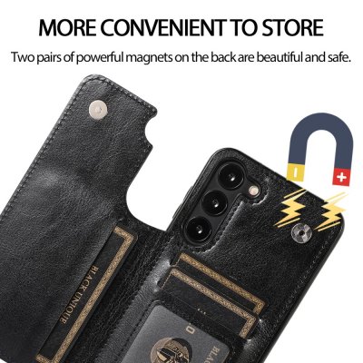 Köp Skal Plånbok Samsung Galaxy S23 Svart Online