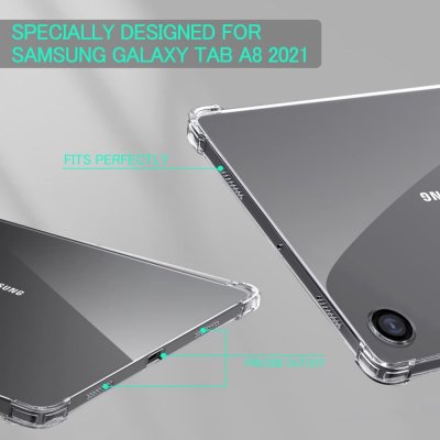Skal Samsung Galaxy Tab A8 10.5 TPU Transparent - Techhuset.se