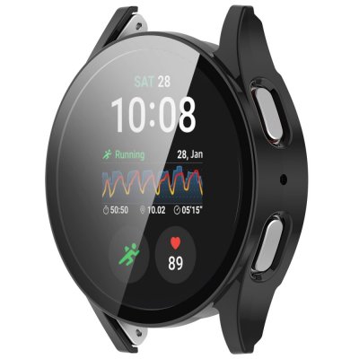 Skal Samsung Galaxy Watch 7 44mm Hårdplast + Glas Svart