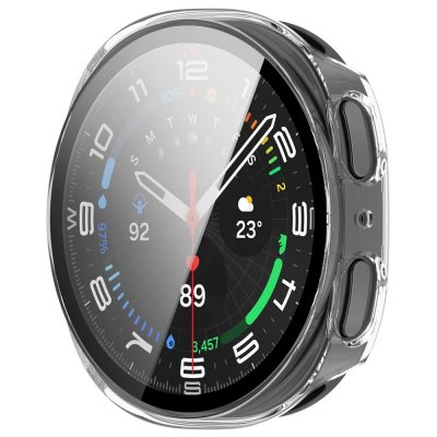 Skal Samsung Galaxy Watch 8 44mm Hårdplast + Glas Genomskinlig