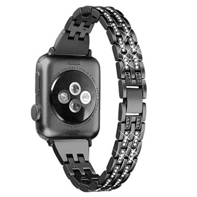 Köp Slim Bling Bracelet Apple Watch 41mm Series 9 Svart Online